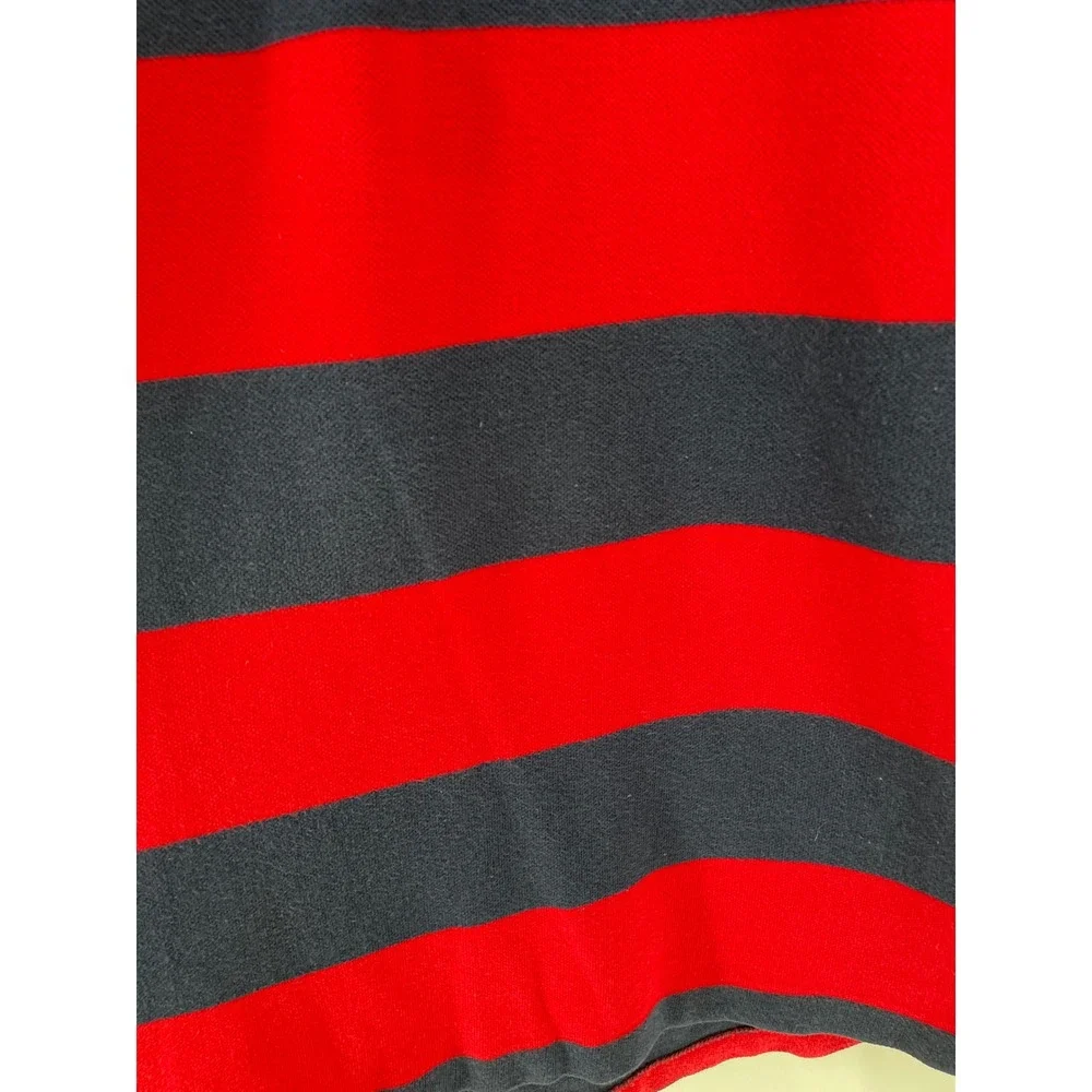 Polo Ralph Lauren Polo Shirt Men‎ XL Red Blue Rugby Stripe Y2K Americana Preppy
